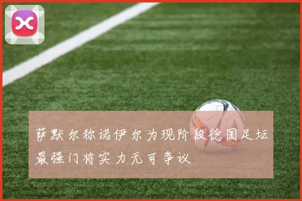 萨默尔称诺伊尔为现阶段德国足坛最强门将实力无可争议